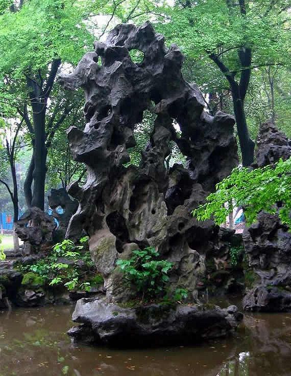 太湖石景观图示